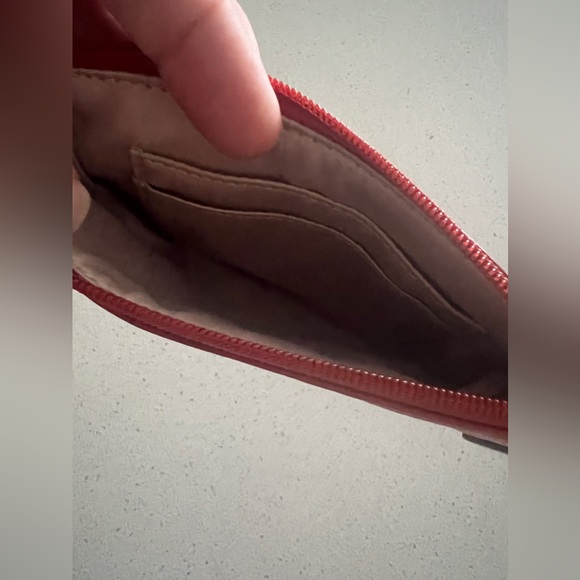 Coach wristlet, bright orange/red - Picture 6 of 6